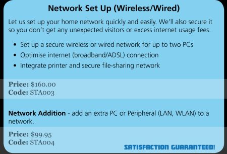 Network setup